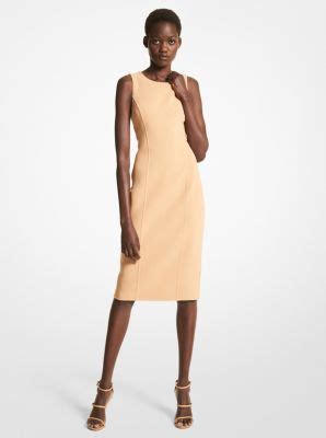 Michael Kors Collection Stretch Wool Sheath Dress